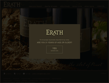 Tablet Screenshot of erath.com